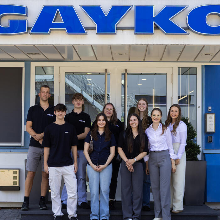 Auszubildende der Firma GAYKO